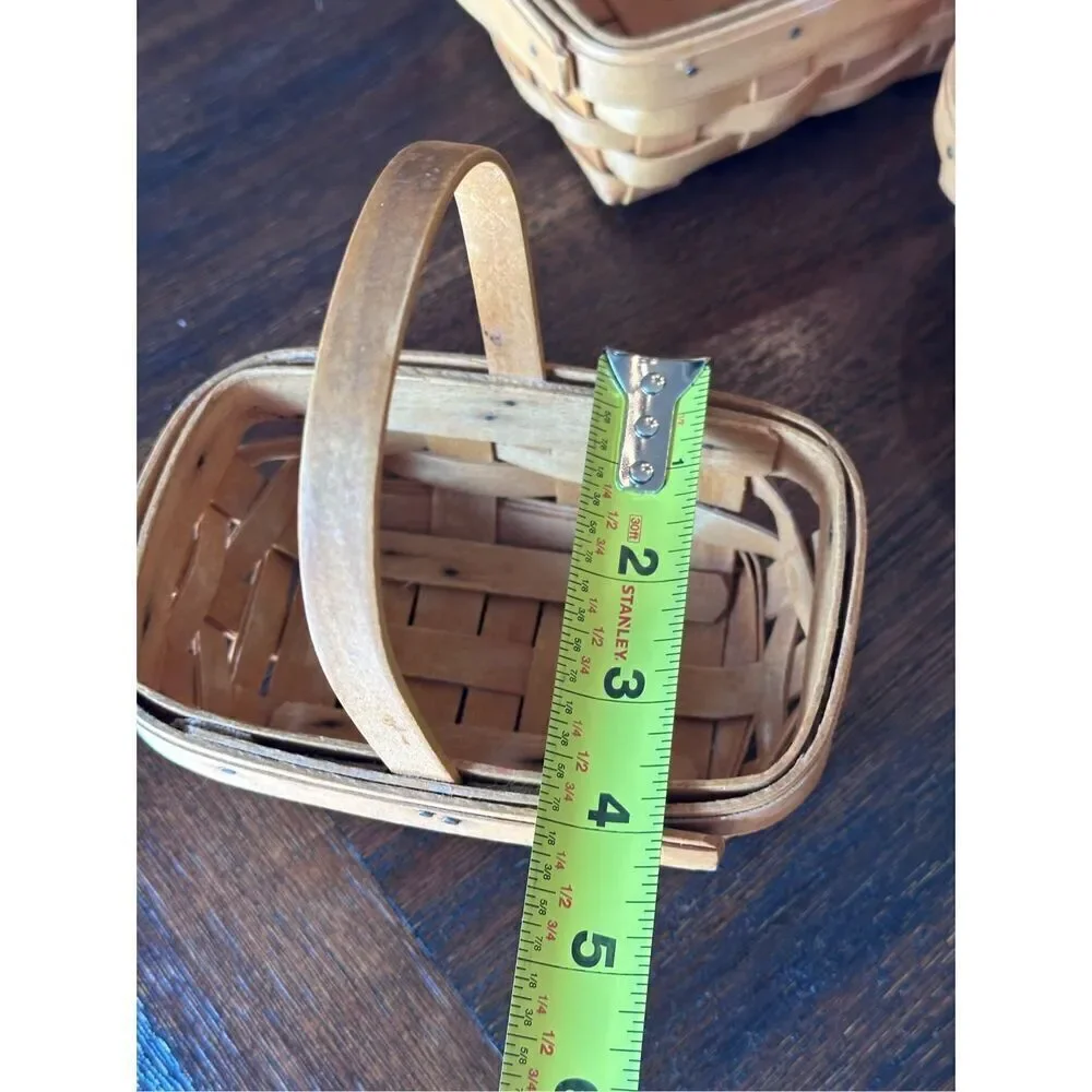 Set of 3 Longaberger hostess baskets